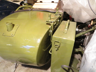 Ящик для амуниции военных мотоциклов мв, к-750, днепр.